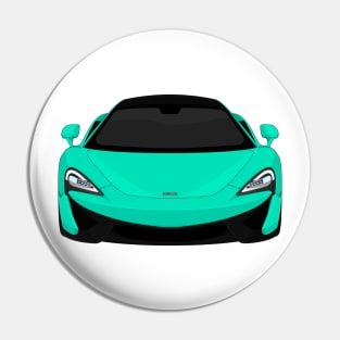 MCLAREN 570S TURQUOISE Pin