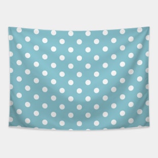 Baby Blue Polka Dot Tapestry