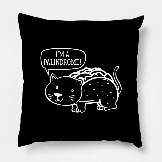 Tacocat Pillow by LuckyFoxDesigns