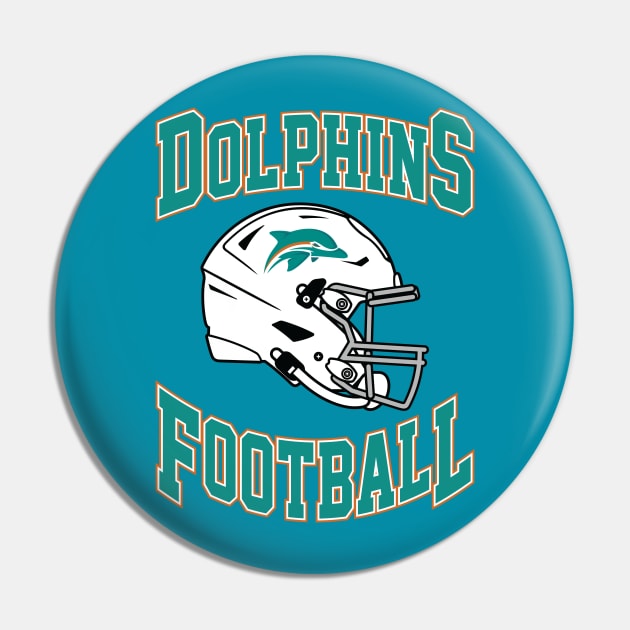 Miami Dolphins Football Team Pin by Cemploex_Art