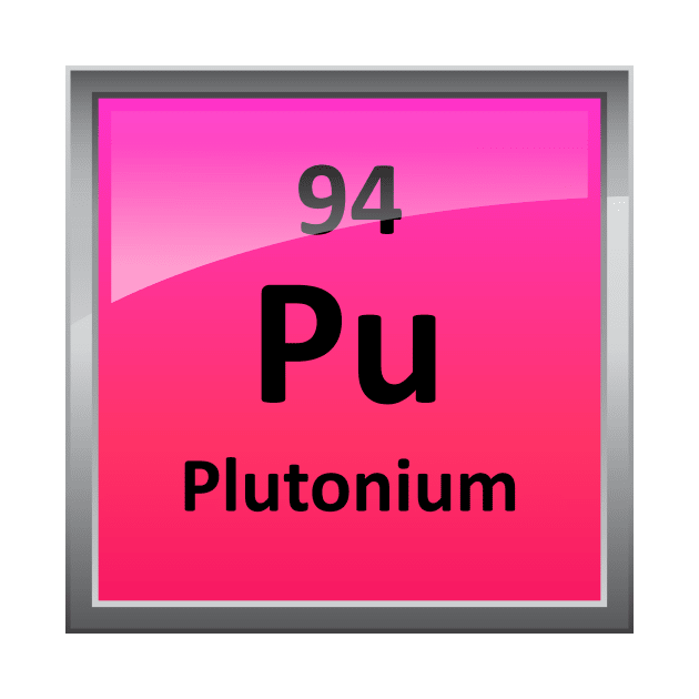 Plutonium Periodic Table Element Symbol by sciencenotes