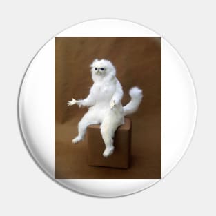 Persian Cat Room Guardian Pin