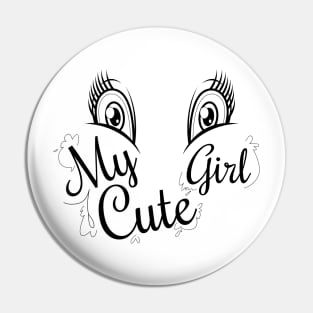 My cute girl Pin