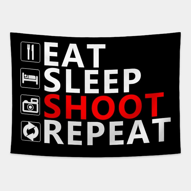 SHOOT REPEAT Tapestry by equiliser