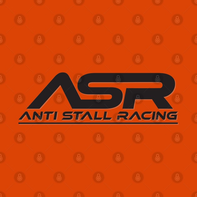 Anti Stall Racing Logo - Black by Anti Stall Racing