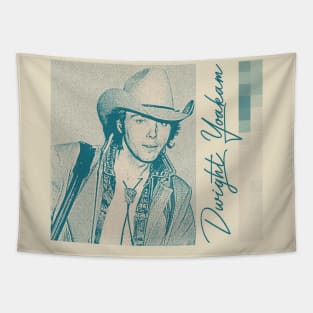 Dwight Yoakam / Vintage Style Original Fan Design Tapestry