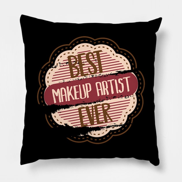 Best Make Up Artist Pillow by DimDom