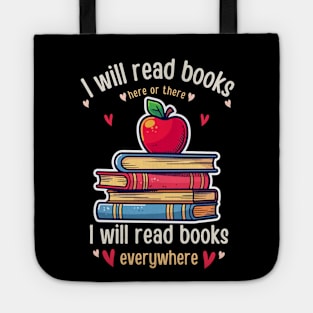 I Will Read Books Bookish Bookworm Readers Funny  reading Book Lovers Tote