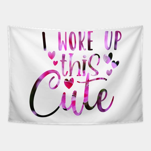 I woke up this cute Tapestry by teestore_24