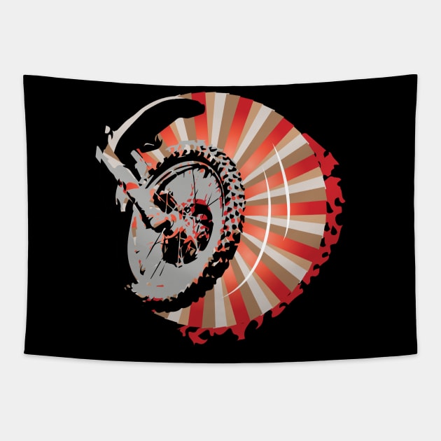 Motobike Tapestry by Dojaja