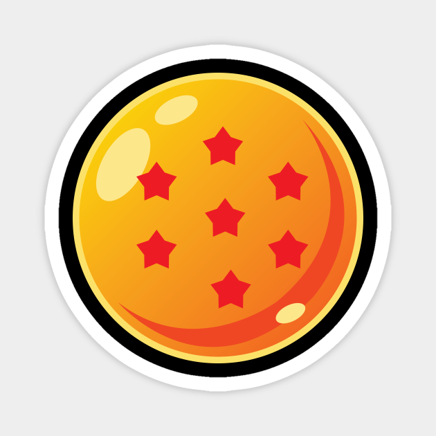 Dragonball 7 Star - Dragonballz - Magnet | TeePublic
