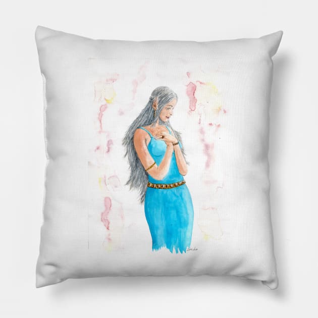 The elf Pillow by Kunst und Kreatives