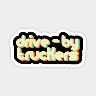 vintage color drive by truckers Magnet