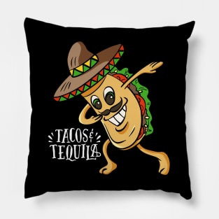 Tacos and Tequila Taco Lovers Pillow