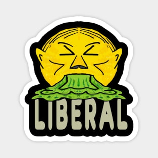 Anti Liberal Vomit Magnet