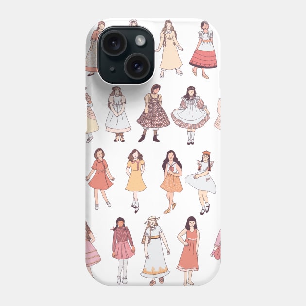 American Gals in Spring Phone Case by librariankiddo