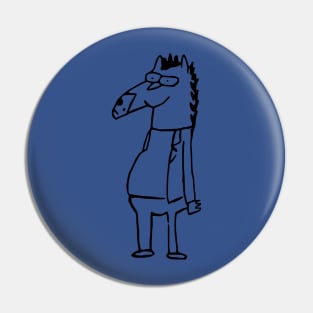 Bojack Piece of Shit 1 Pin