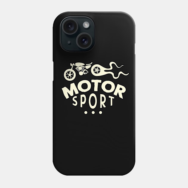 motor sport Phone Case by UniqueDesignsCo