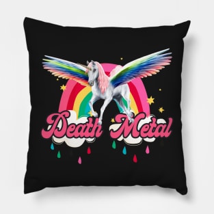 Death Metal Pegasus Pillow