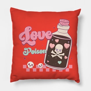 Love Poison Couples Love Happy Valentines Day Pillow