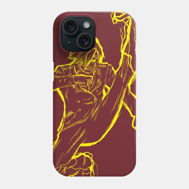 Sanji's electric kicks Phone Case by LivMat