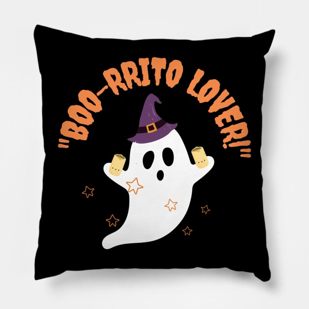 Boo-rrito Lover! Pillow by matcorral