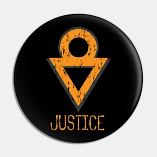 Justice | African Adinkra Symbol | Pin