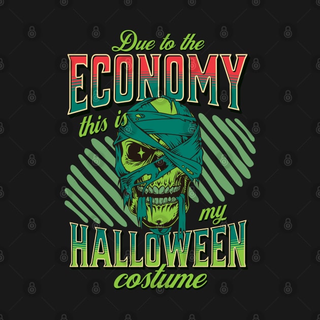 Mummy - Halloween economy costume by Backpack-Hiker