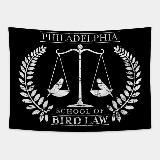 Philadelphia School of Bird Law Fanart Design Tapestry by gleaming vega