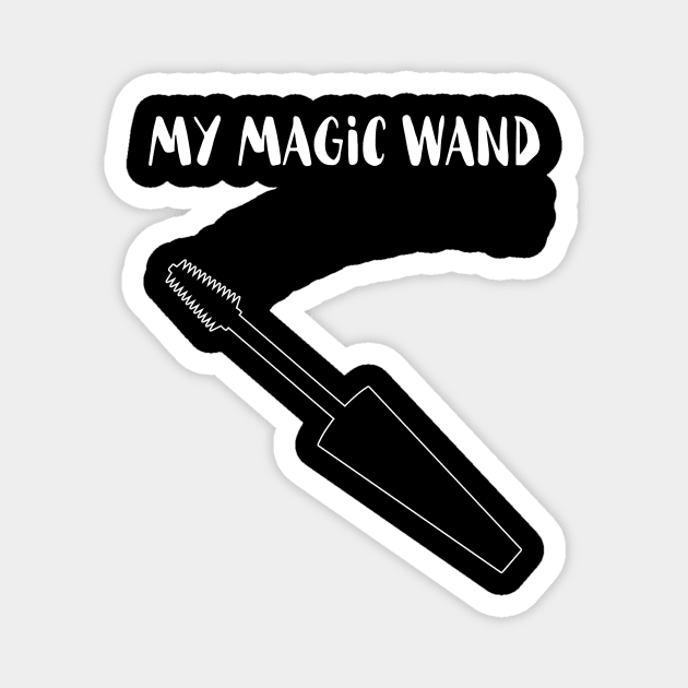 My Magic Wand - Makeup Artist Magnet by fromherotozero