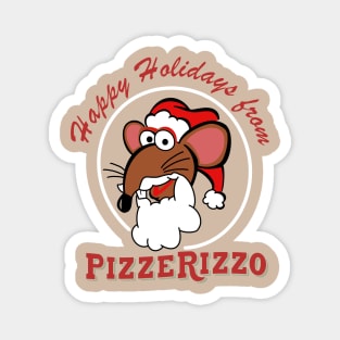 Happy Holidays from PizzeRizzo Magnet