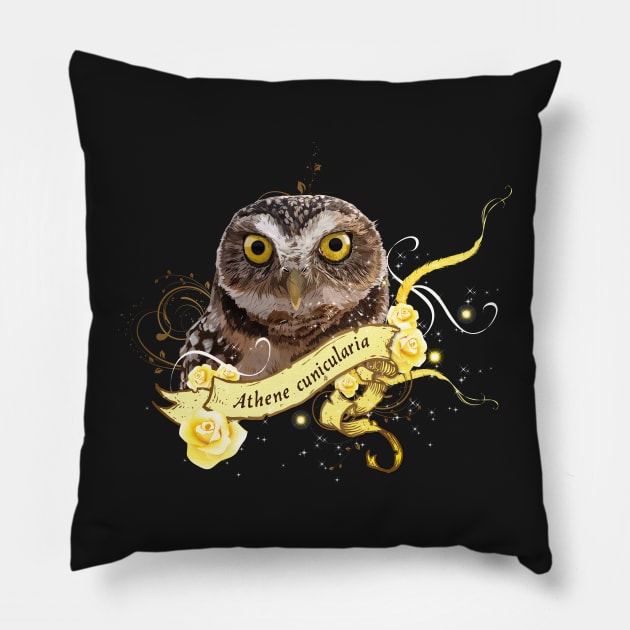 Owl Pillow by obscurite