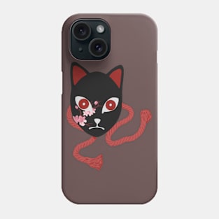 Sakura Fox Mask Phone Case