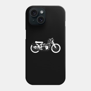 Vincent Black Lightning White Outline Phone Case