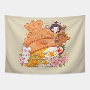 Taiyaki Mango Ice Cream Tapestry