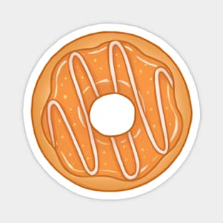 Orange Donut Magnet