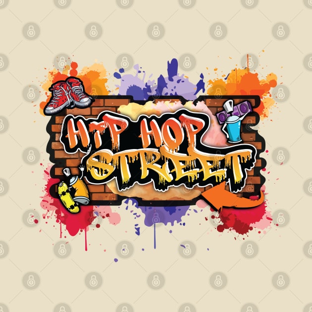 Hip Hop Street Quotes And Best Abstract Background by AqlShop