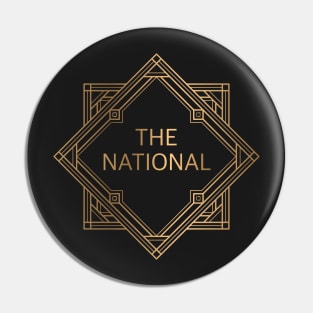 The National Band Logo Art Deco Pin