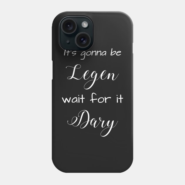 Legendary - Barney Stinson - How I met your mother - white version Phone Case by Uwaki