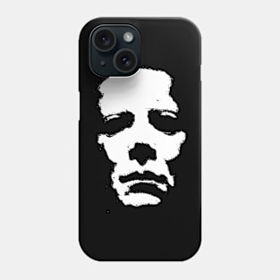 Michael Myers face Halloween  illustration Phone Case