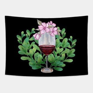 Drinking Wine Feeling Fine Tapestry