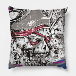 Cool pirate tee shirt design tee Pillow