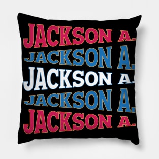 TEXT ART USA ANDREW JACKSON Pillow