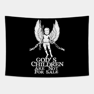 Gods children are not for Sale, Chain Tapestry