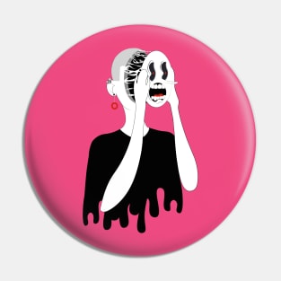 Abstract Face Pin