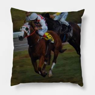 Horse racing Pillow