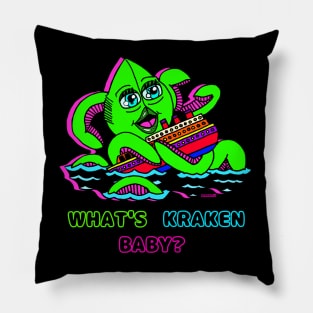 What's Kraken Baby? Pillow