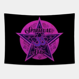 Om Spiritual Star Tapestry