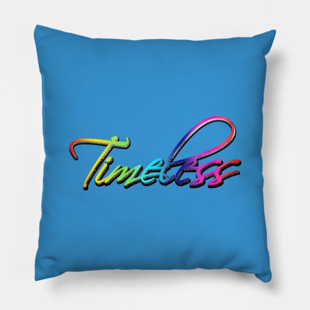 Timeless (colorful) Pillow by Sinmara