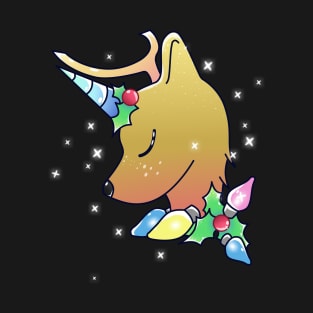 Cute Christmas Unicorn Deer T-Shirt